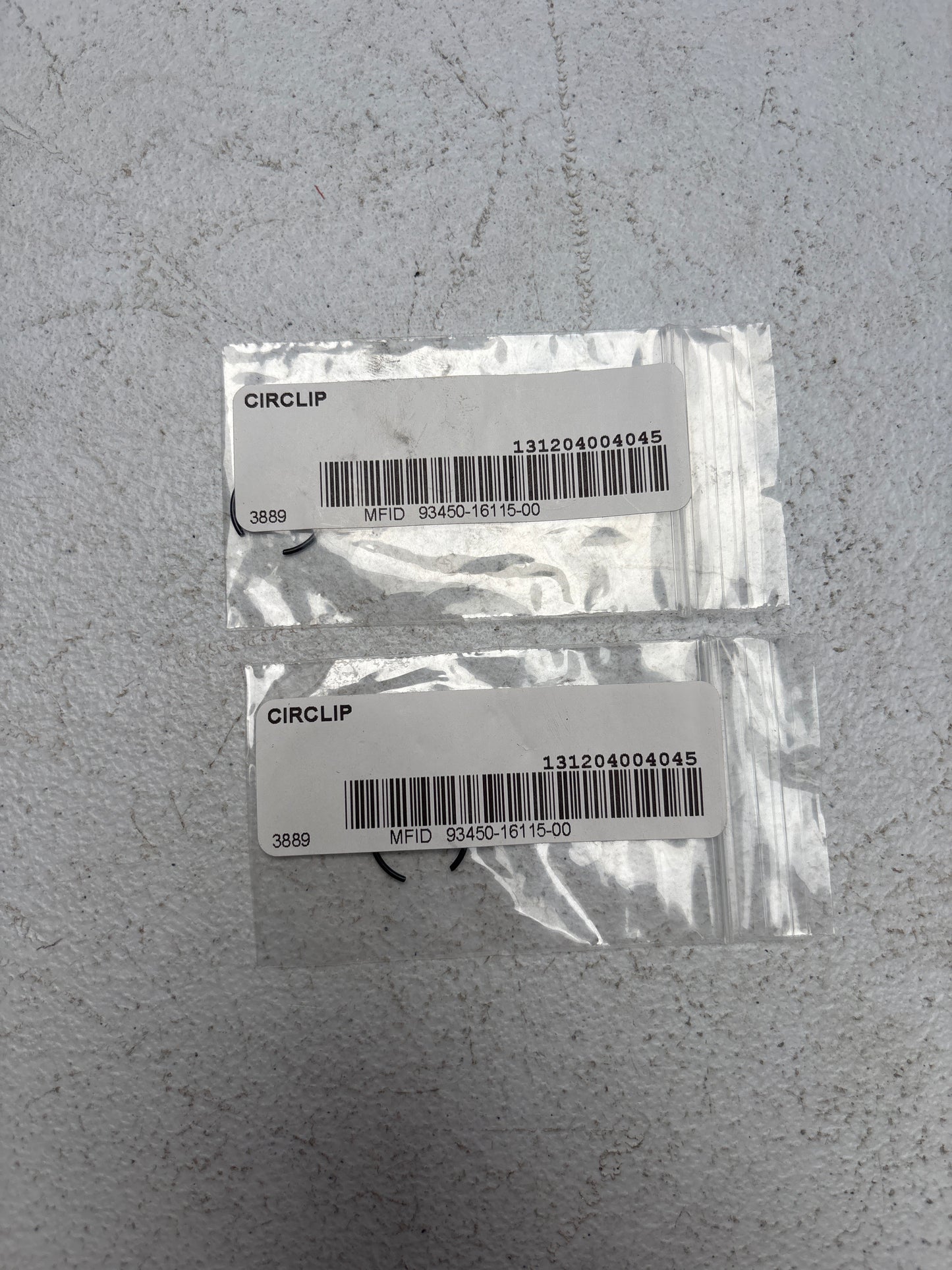 NEW 2013 Yamaha YZ 85 OEM Piston Circlips PN# 131204004045 #C16