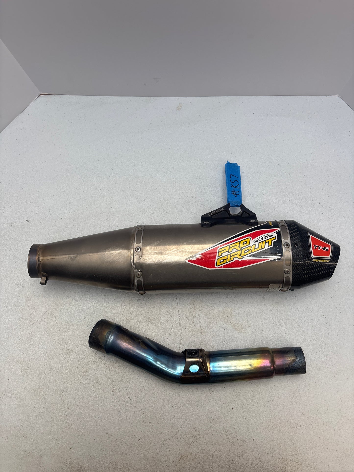 USED 2021-24 Kawasaki KX 250 Pro Circuit Ti-6 Exhaust #KS7