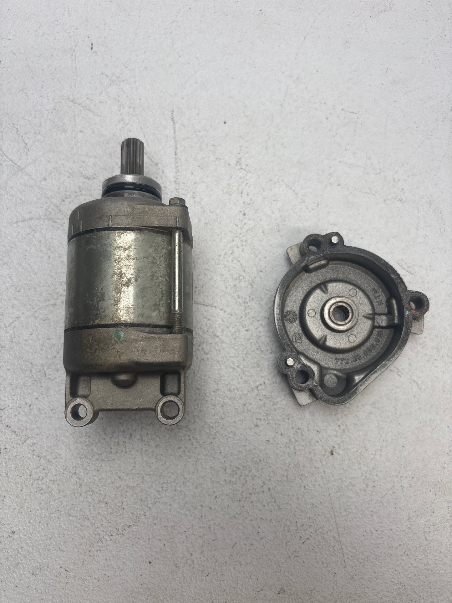 USED 2015 KTM 350 SXF Starting Motor and Gears PN# 77240001100 #35028