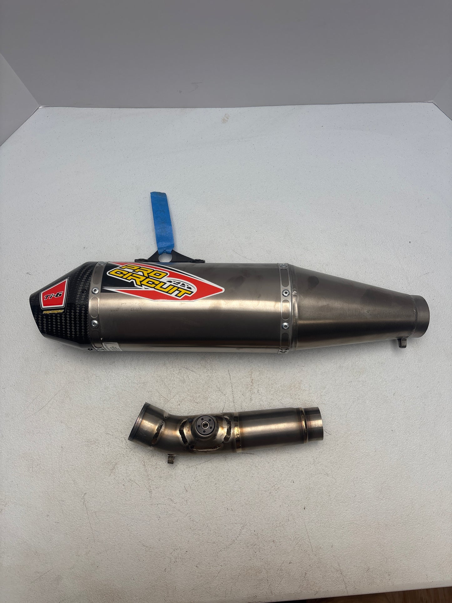 NEW 2021-24 Kawasaki KX 250 Pro Circuit Ti-6 Exhaust and Mid Pipe #KS3