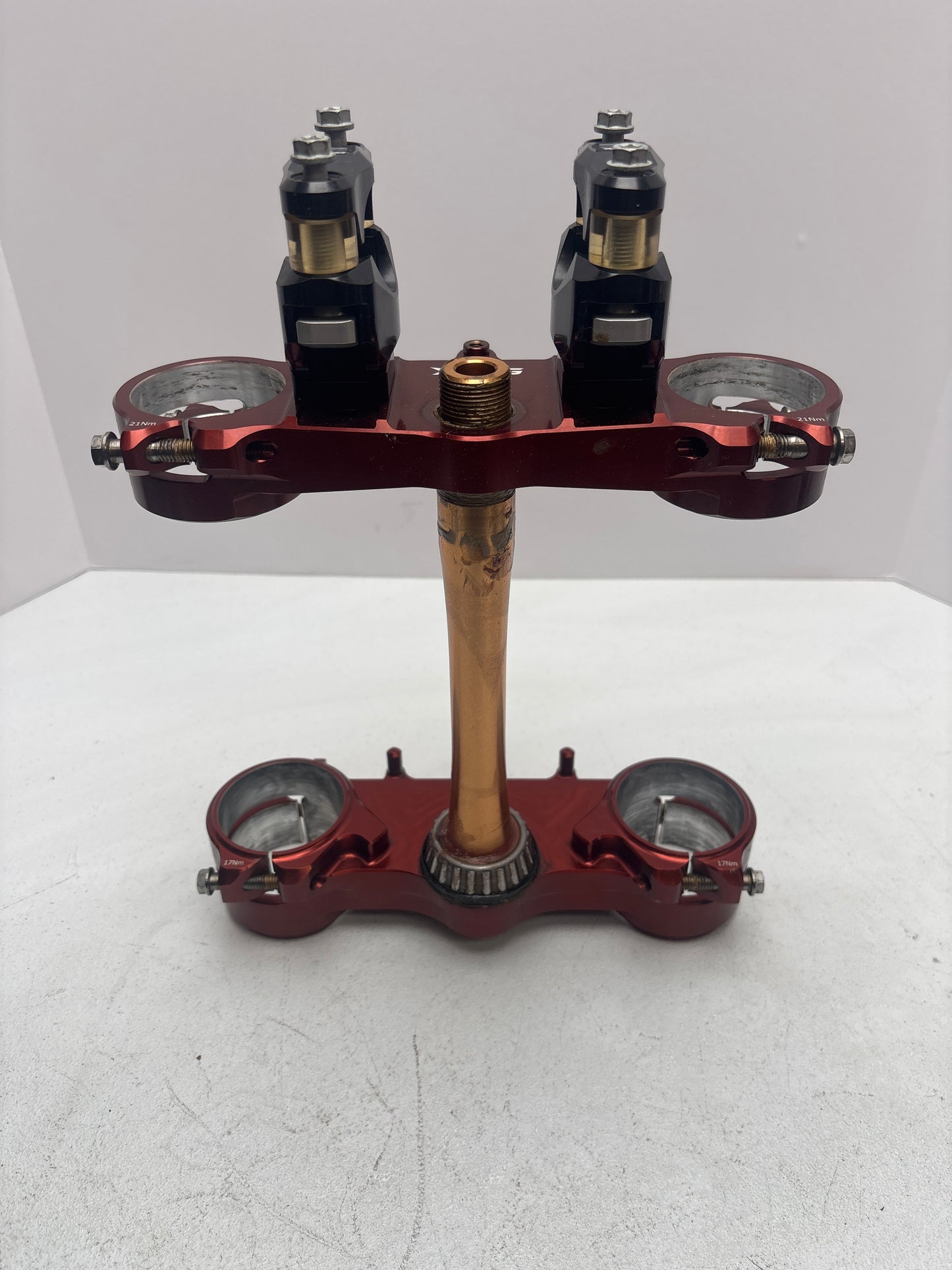 Lightly Used 2019-25 XTrig Triple Clamps Fits 2019-25 Kawasaki KX450 #C38