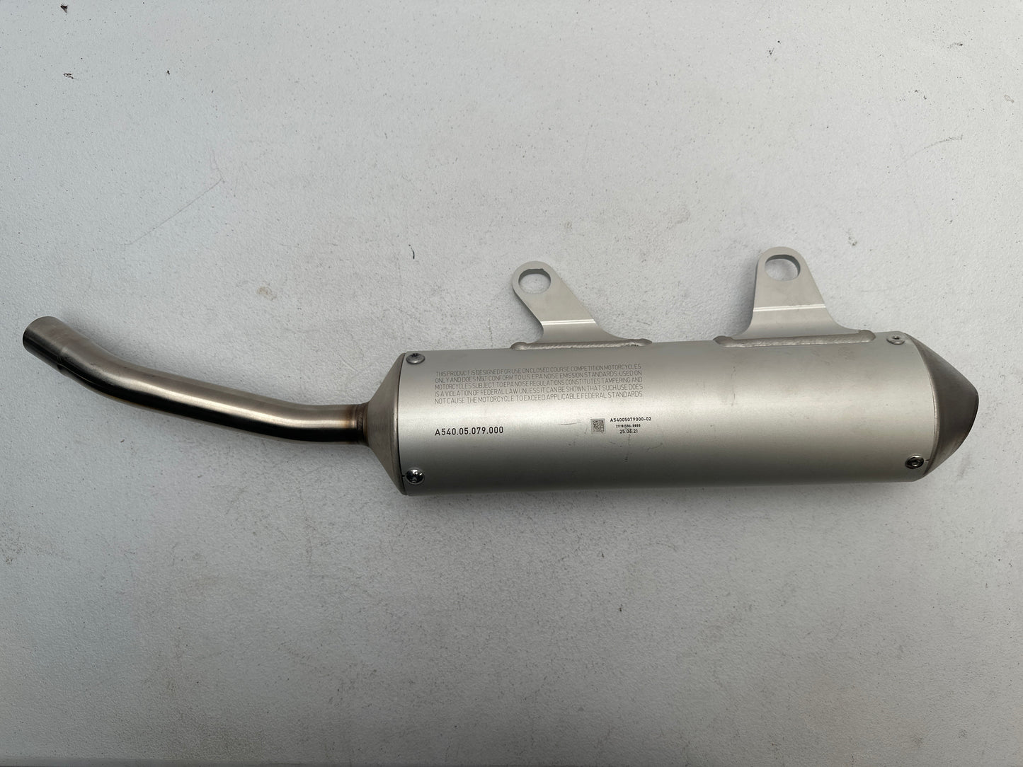USED 2021 Gas Gas MC125 Exhaust PN# A54005079000 #AC102