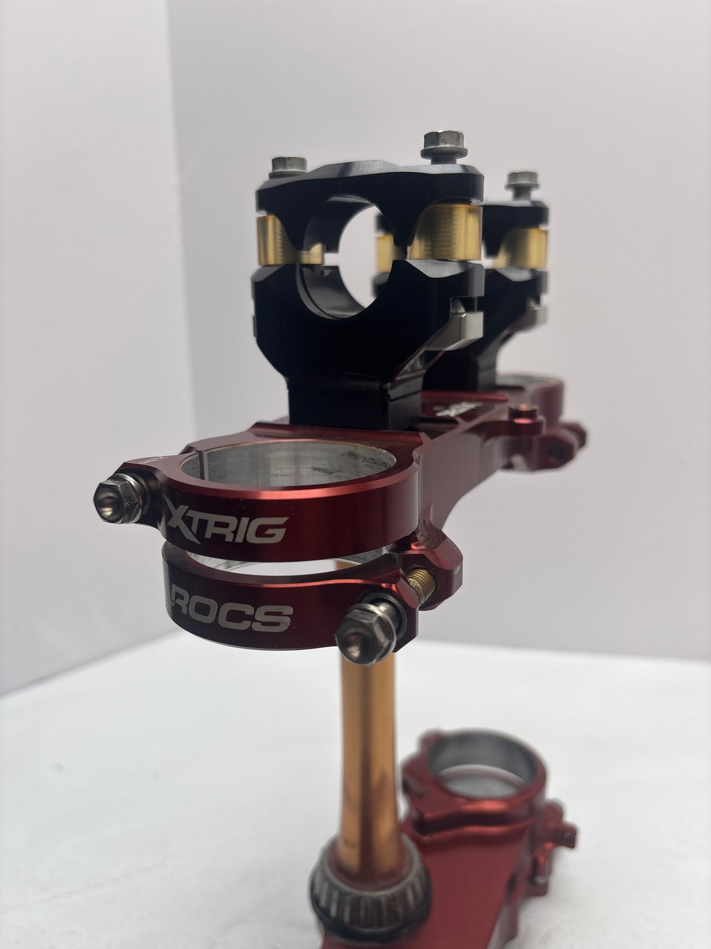 Lightly Used 2019-25 XTrig Triple Clamps Fits 2019-25 Kawasaki KX450 #C38