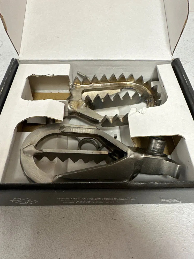 Raptor Titanium Footpegs #56-9158 #cm97