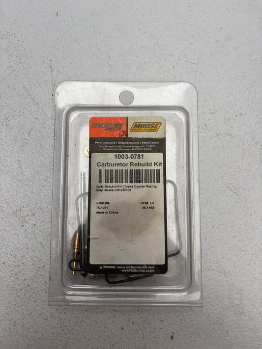 NEW 2002 Honda CR 125 Moose Racing Carburetor Repair Kit PN# 1003-0781 #C25