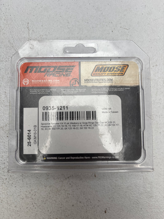 NEW Moose Racing Sprocket Retainer Kit 10 Pack PN# 0935-1211 #C24