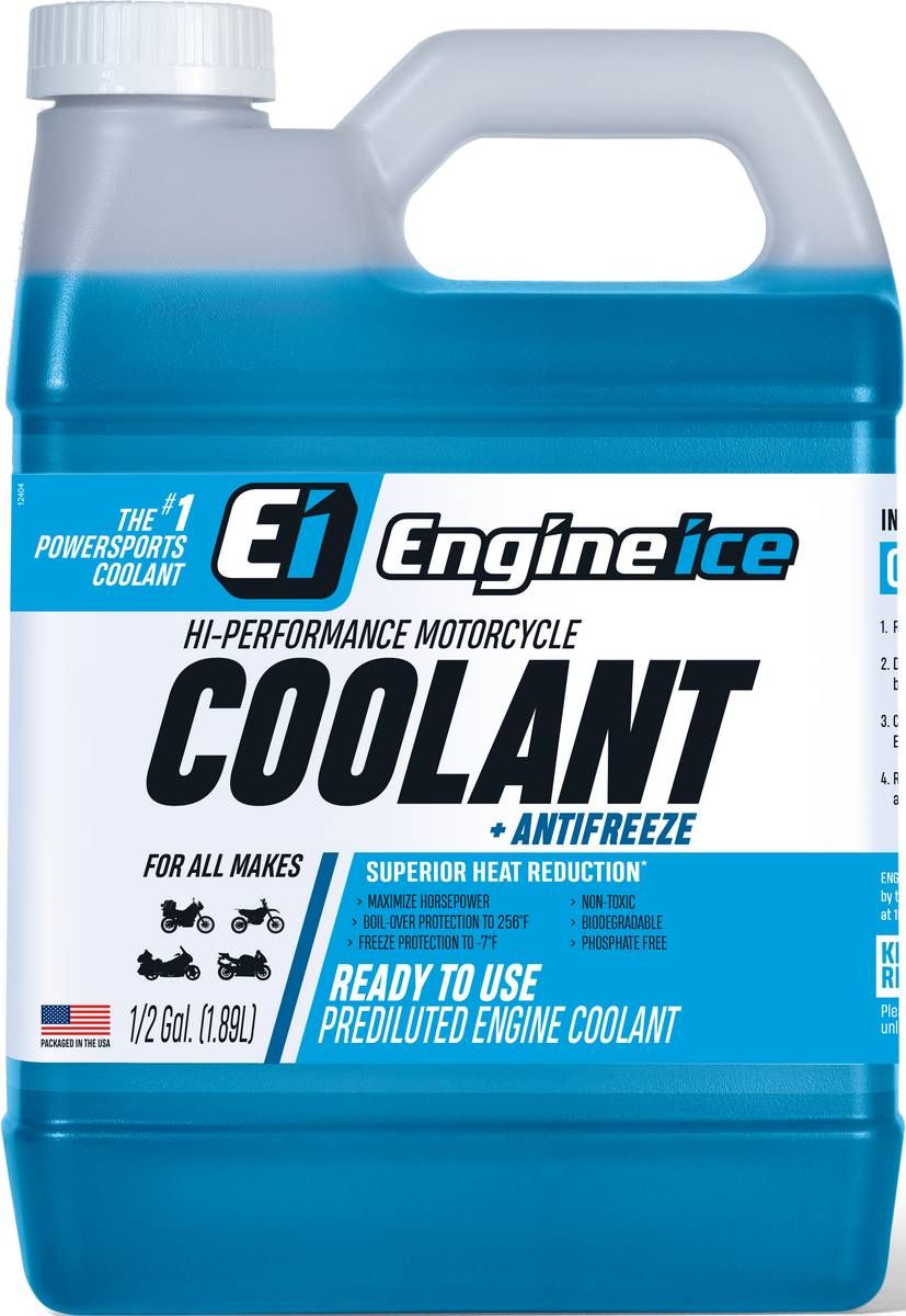 ENGINE ICE Premixed Motorcycle Coolant - 64 U.S. fl oz.